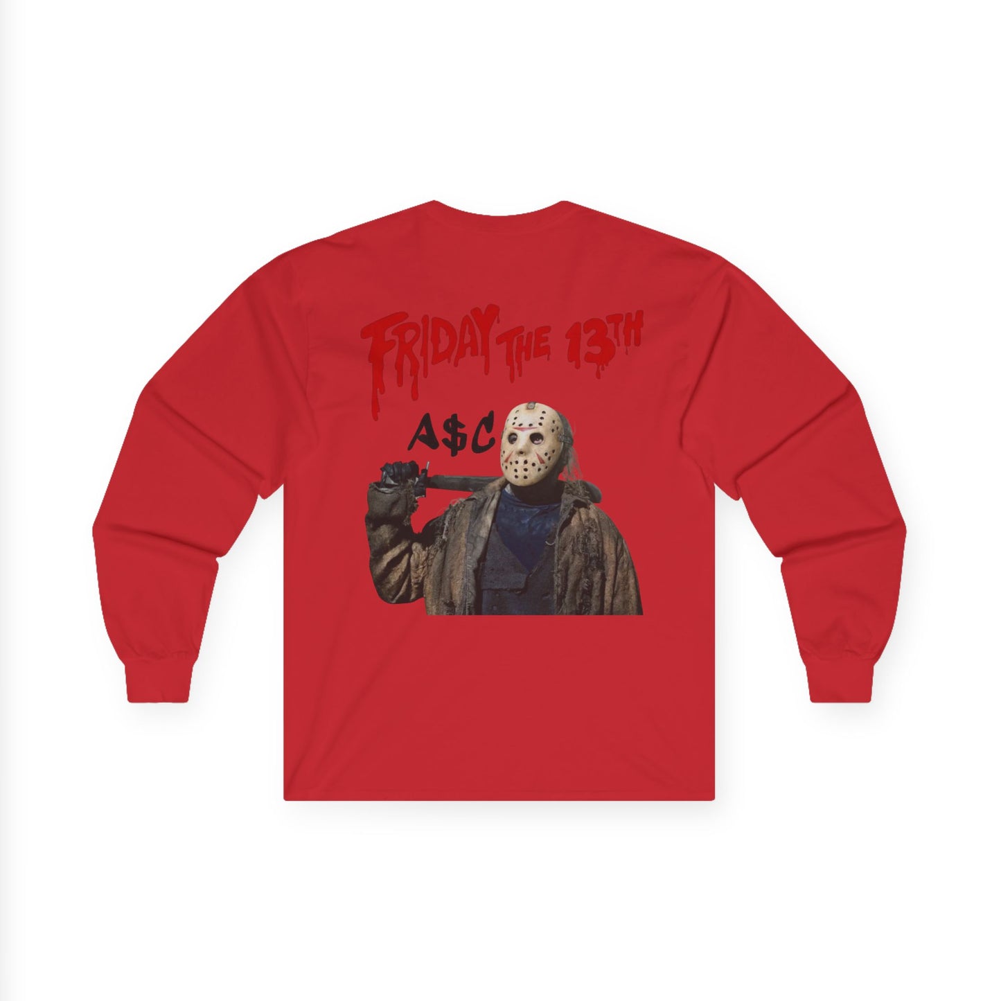 "Anti$ocial Creations  Friday the 13th Long Sleeve Tee