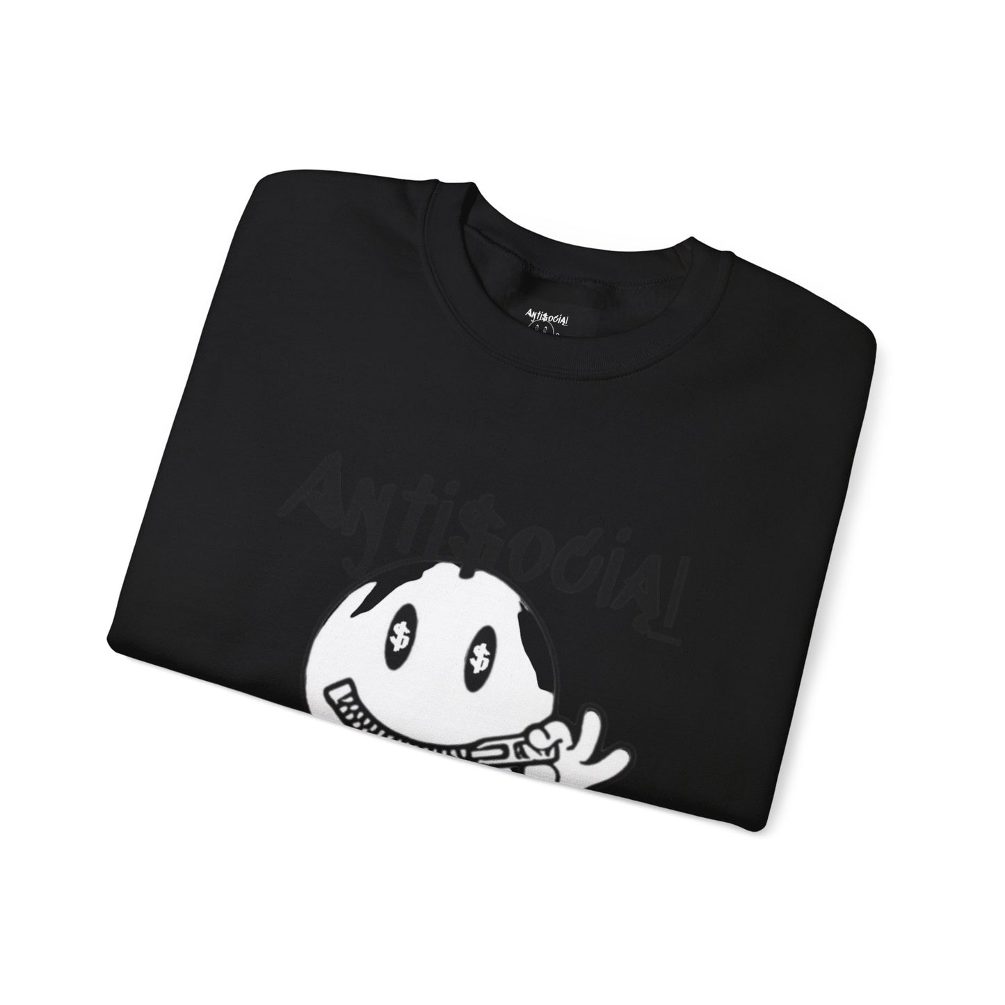 Antisocial Creations Crewneck Sweatshirt — "Always Speak How You Feel" Graphic