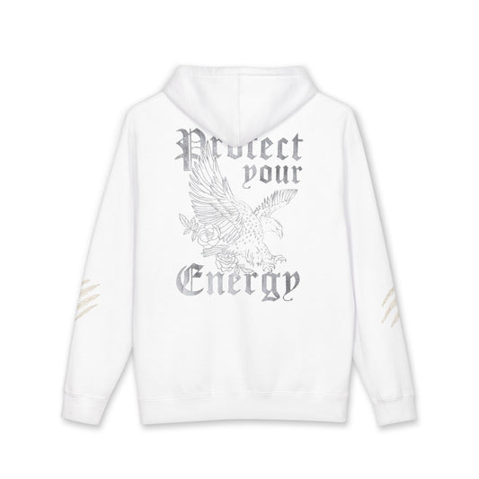 Protect Your Energy Hoodie — Gothic Eagle Graphic Pullover