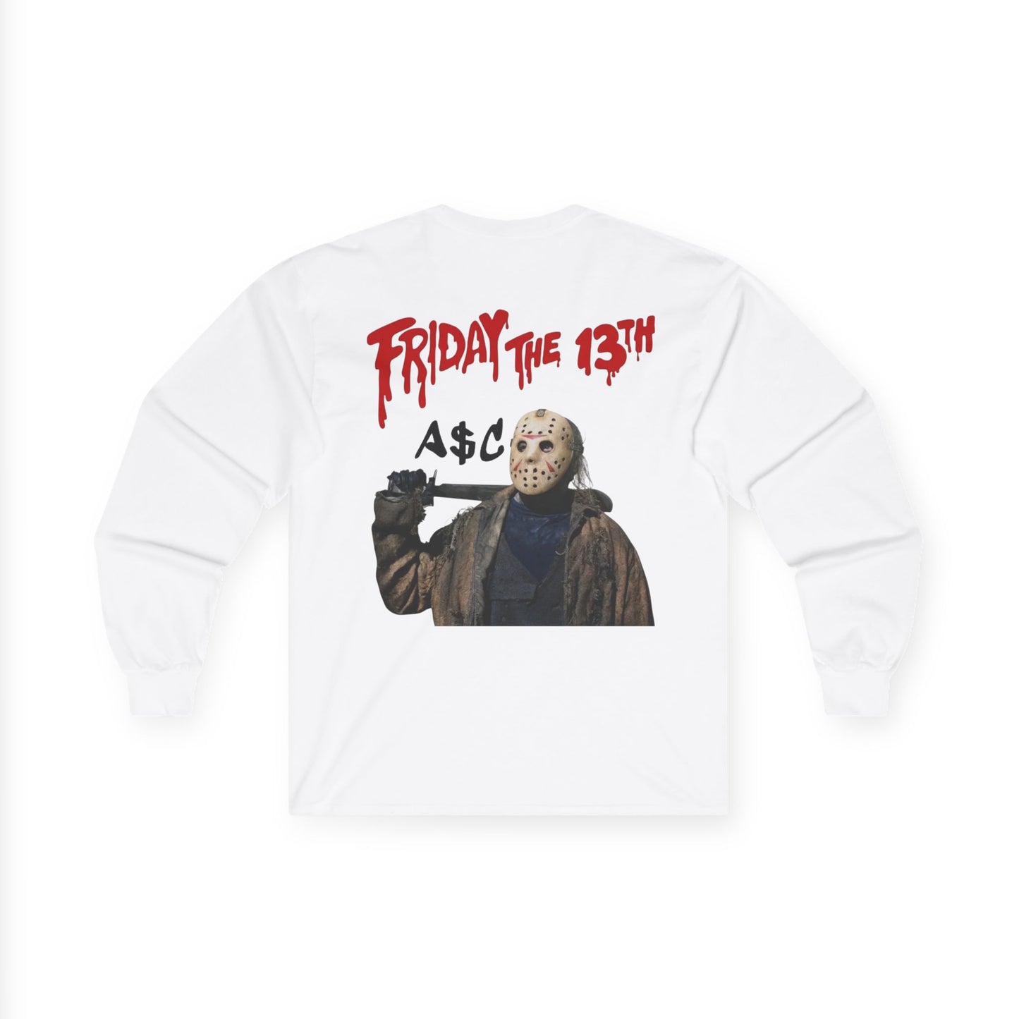 "Anti$ocial Creations  Friday the 13th Long Sleeve Tee
