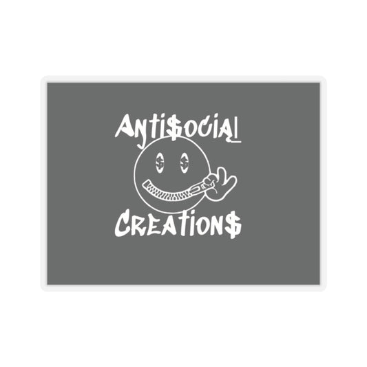 Antisocial Creations Logo Sticker