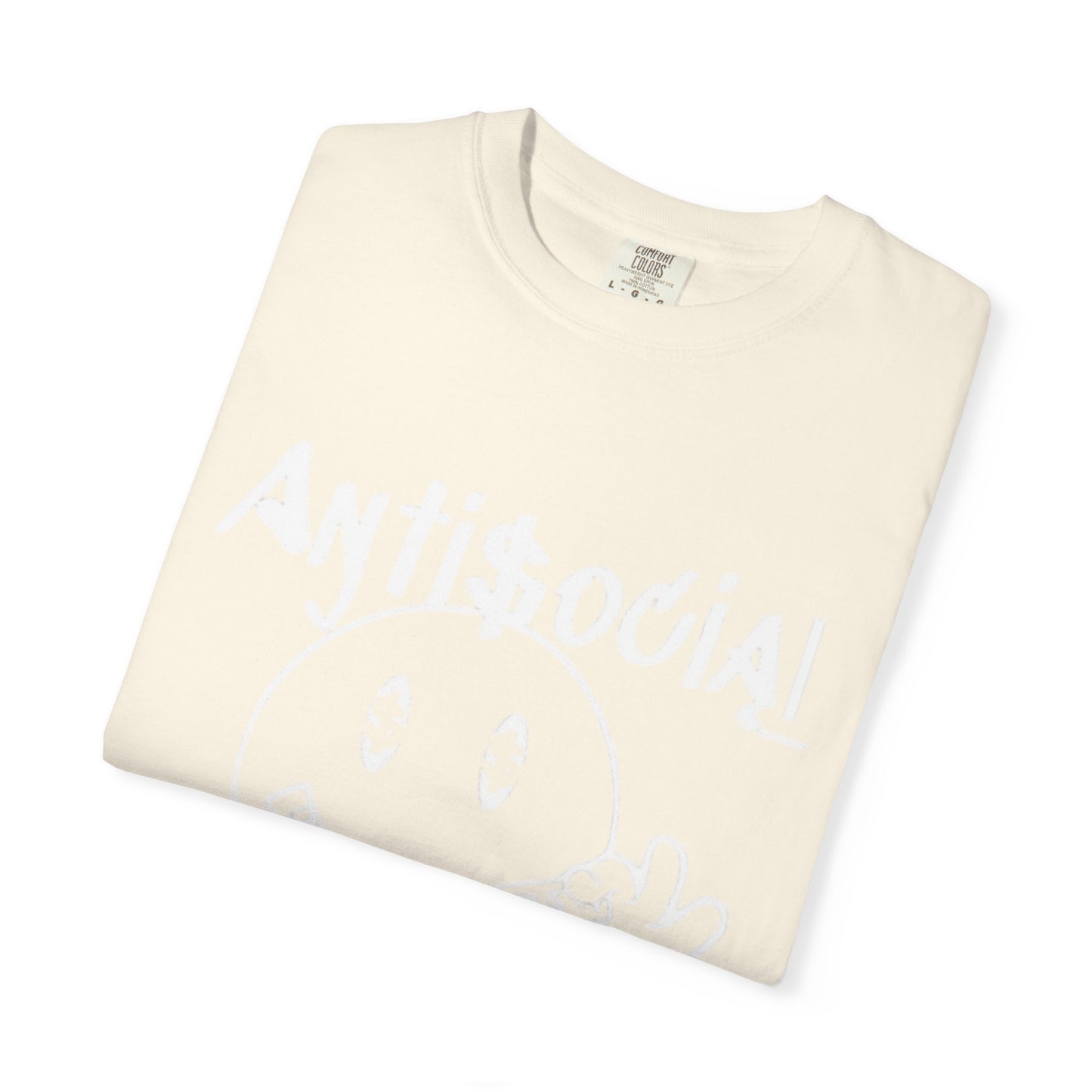 Antisocial Creations Graphic T-Shirt — 'The World Is Yours' Garment-Dyed Tee